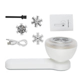 Lint Remover Light Weight USB Powered Lint Shaver White Rechargeable Fabric Shaver for Home Travel Office