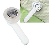 Lint Remover Light Weight USB Powered Lint Shaver White Rechargeable Fabric Shaver for Home Travel Office