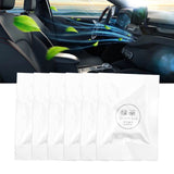 6 Pack Car Fragrance Replacement Tablets Portable Air Vent Clip Replacement Pads for Car Accessories Green Tea Flavor