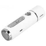 Handheld Eye Massager Wand EMS Sooth Fade Dark Circles Vibration Handheld Eye Massager Pen for Work Travel 15ml White - Close-Up Angle
