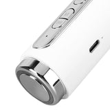 Handheld Eye Massager Wand EMS Sooth Fade Dark Circles Vibration Handheld Eye Massager Pen for Work Travel 15ml White