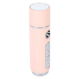 Handheld Eye Massager Wand EMS Sooth Fade Dark Circles Vibration Handheld Eye Massager Pen for Work Travel 15ml Pink