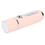 Handheld Eye Massager Wand EMS Sooth Fade Dark Circles Vibration Handheld Eye Massager Pen for Work Travel 15ml Pink