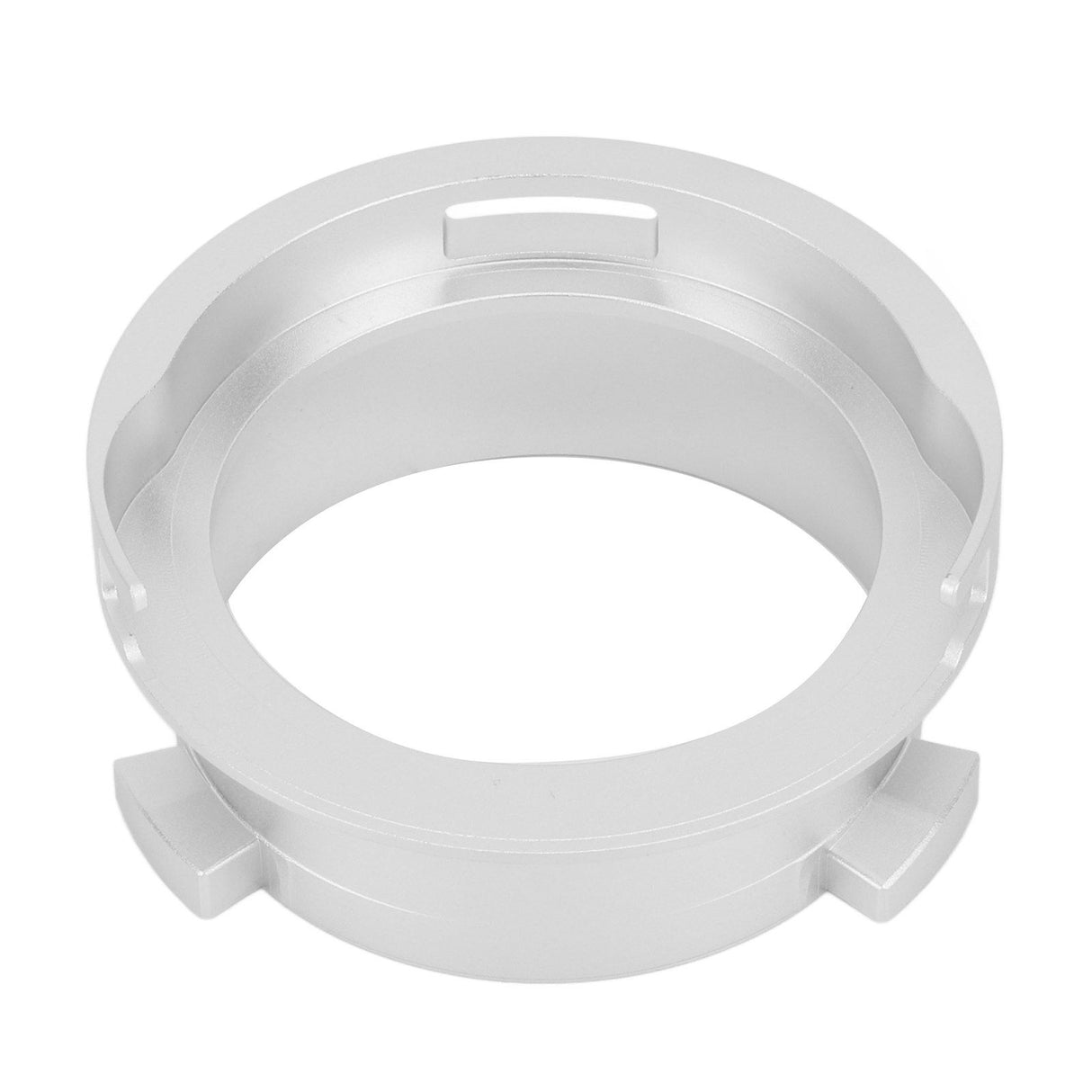 Coffee Powder Ring 51mm Aluminium Alloy Hands Free Dosing Funnel For Delonghi 9 Series 9335 9155 9355 9665 Silver