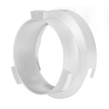 Coffee Powder Ring 51mm Aluminium Alloy Hands Free Dosing Funnel For Delonghi 9 Series 9335 9155 9355 9665 Silver - Low Angle