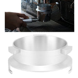 Coffee Powder Ring 51mm Aluminium Alloy Hands Free Dosing Funnel For Delonghi 9 Series 9335 9155 9355 9665 Silver
