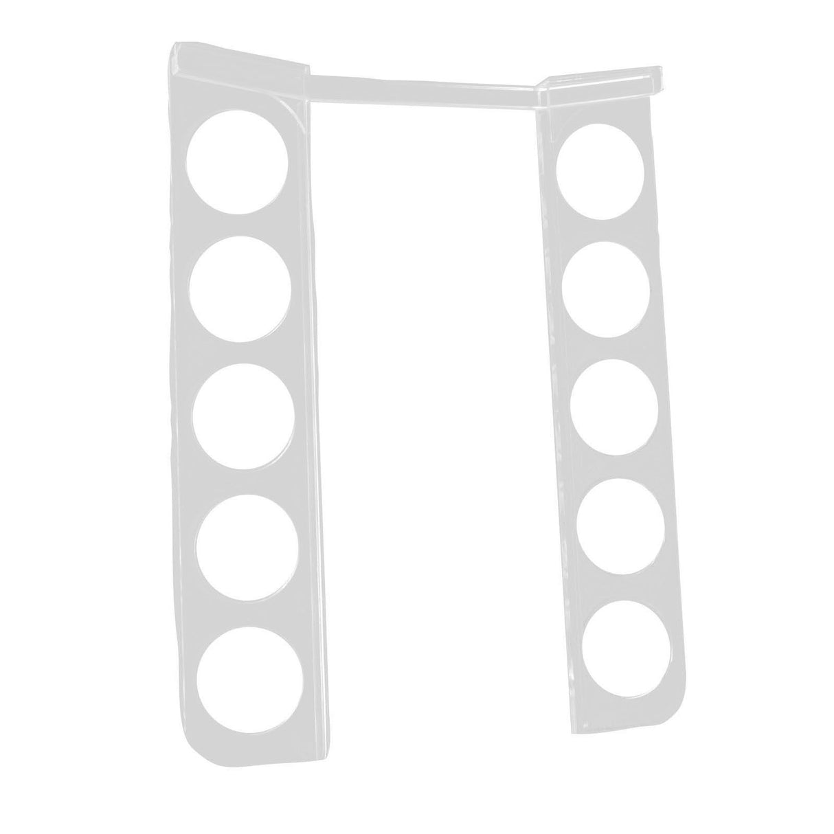 Coffee Pods Holder for 10 Capsules Acrylic Side Mount Capsule Storage Organizer Rack for Home Cafe Office
