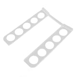 Coffee Pods Holder for 10 Capsules Acrylic Side Mount Capsule Storage Organizer Rack for Home Cafe Office