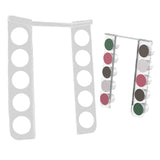 Coffee Pods Holder for 10 Capsules Acrylic Side Mount Capsule Storage Organizer Rack for Home Cafe Office