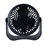 Small Desk Fan 3 Gear Wind Speeds Mute Rechargeable Summer Usb Mini Fan for Home Bedroom