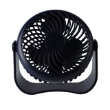 Small Desk Fan 3 Gear Wind Speeds Mute Rechargeable Summer Usb Mini Fan for Home Bedroom - Rear View