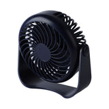 Small Desk Fan 3 Gear Wind Speeds Mute Rechargeable Summer Usb Mini Fan for Home Bedroom - Close-Up Angle