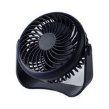 Small Desk Fan 3 Gear Wind Speeds Mute Rechargeable Summer Usb Mini Fan for Home Bedroom - Low Angle
