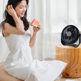 Small Desk Fan 3 Gear Wind Speeds Mute Rechargeable Summer Usb Mini Fan for Home Bedroom