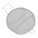 Detachable Stainless Steel Splatter Shield Replacement for Ninja Foodi IG651 Fryer Accessories - Side View