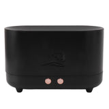 Simulation Flame Aromatherapy Machine Black 225ml 35DB USB Flame Air Diffuser for Coffee Shop Home