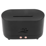 Simulation Flame Aromatherapy Machine Black 225ml 35DB USB Flame Air Diffuser for Coffee Shop Home