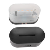 Simulation Flame Aromatherapy Machine Black 225ml 35DB USB Flame Air Diffuser for Coffee Shop Home - Low Angle