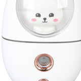 Cute Animal Facial Mist Sprayer USB Rechargeable Mini Eye Face Humidifier for Travelling 35ml 500mah White - Extra Image