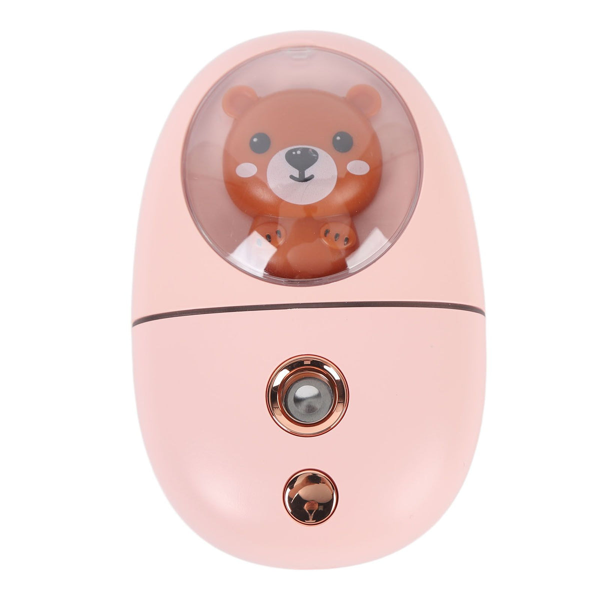 Cute Animal Facial Mist Sprayer USB Rechargeable Mini Eye Face Humidifier for Travelling 35ml 500mah Pink