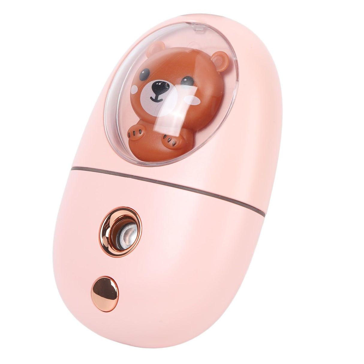 Cute Animal Facial Mist Sprayer USB Rechargeable Mini Eye Face Humidifier for Travelling 35ml 500mah Pink