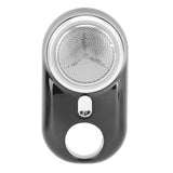 Mini Beard Clipper IPX7 USB Rechargeable Pocket Portable Beard Trimmer for Travel Gift for Father Husband Black - Low Angle