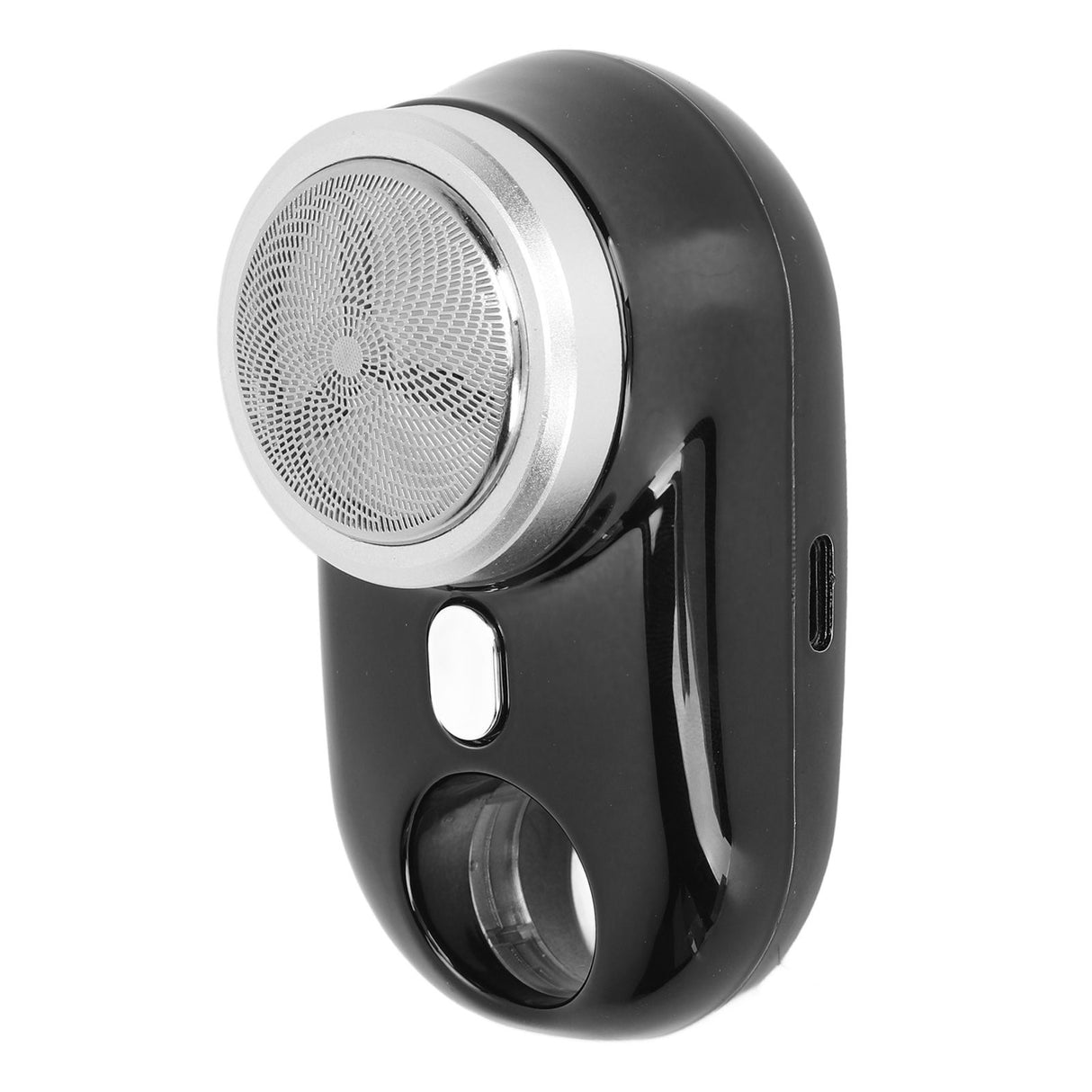 Mini Beard Clipper IPX7 USB Rechargeable Pocket Portable Beard Trimmer for Travel Gift for Father Husband Black