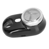 Mini Beard Clipper IPX7 USB Rechargeable Pocket Portable Beard Trimmer for Travel Gift for Father Husband Black