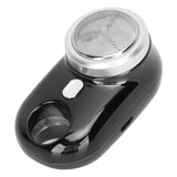 Mini Beard Clipper IPX7 USB Rechargeable Pocket Portable Beard Trimmer for Travel Gift for Father Husband Black