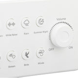 S16 White Noise Machine USB Rechargeable Portable Sound Machine with 8 Natural Sounds for Baby Adults Kids Sleeping - Extra Image