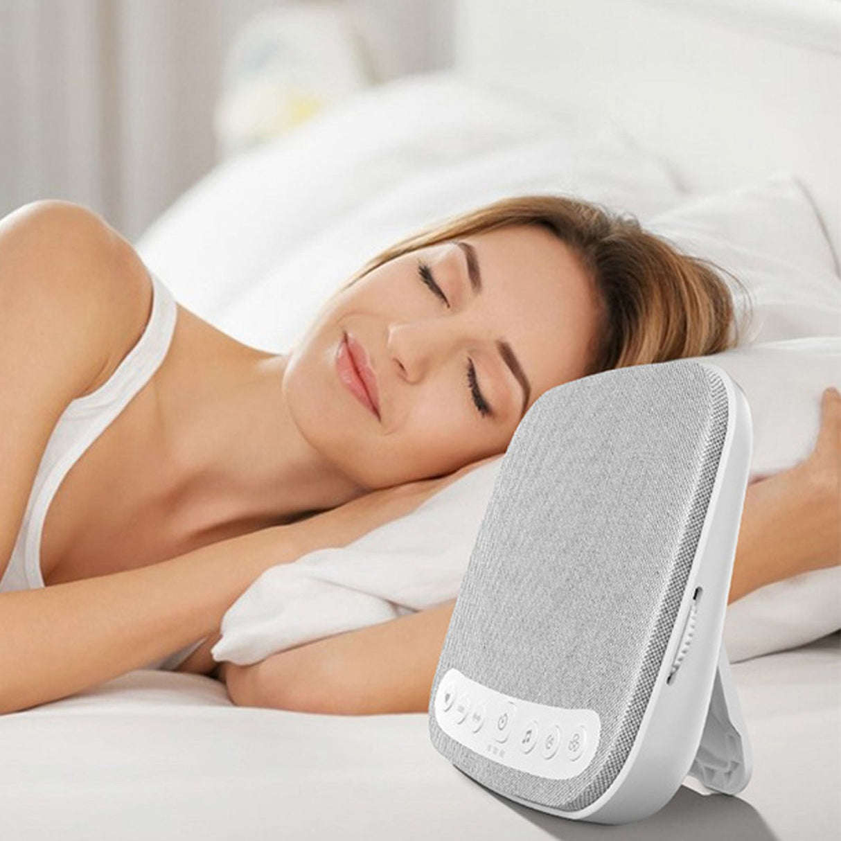 18 Sounds White Noise Sound Machine Automatic Shutdown Timer Rest Baby Sooth Machine