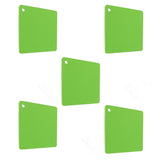 5pcs Silicone Pot Holders Mat Heat Resistant Anti Slip Square Honeycomb Trivet Mat Hot Pads for Kitchen Counter Green