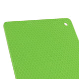 5pcs Silicone Pot Holders Mat Heat Resistant Anti Slip Square Honeycomb Trivet Mat Hot Pads for Kitchen Counter Green - Extra Image