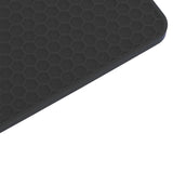 5pcs Silicone Pot Holders Mat Heat Resistant Anti Slip Square Honeycomb Trivet Mat Hot Pads for Kitchen Counter Black
