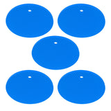 5PCS Silicone Trivet Mats Round Multipurpose Heat Resistant Non Slip Pads Pot Holders for Hot Pot Hot Dishes Blue - Extra Image