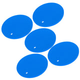 5PCS Silicone Trivet Mats Round Multipurpose Heat Resistant Non Slip Pads Pot Holders for Hot Pot Hot Dishes Blue