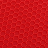 5Pcs Silicone Trivet Mat Square Round Honeycomb Hot Pad Non Slip Heat Resistant for Hot Plate Pans Kitchen Pots Red