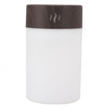 Mini Humidifier 260ml 5V USB Charge Colorful LED Night Light Wood Grain Desk Humidifier for Bedroom Office Car Dark Wood Grain