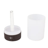 Mini Humidifier 260ml 5V USB Charge Colorful LED Night Light Wood Grain Desk Humidifier for Bedroom Office Car Dark Wood Grain
