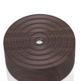 Mini Humidifier 260ml 5V USB Charge Colorful LED Night Light Wood Grain Desk Humidifier for Bedroom Office Car Dark Wood Grain - Extra Image