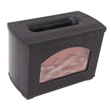 Black 270ml Fireplace Flame Diffuser No BPA Desktop Essential Oil Diffuser Mist Humidifier 7.5W 5V - Side View