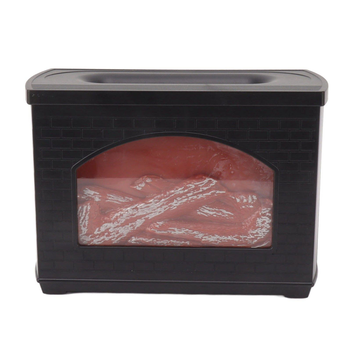 Black 270ml Fireplace Flame Diffuser No BPA Desktop Essential Oil Diffuser Mist Humidifier 7.5W 5V