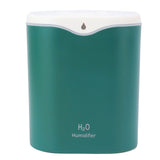 2L Cool Mist Humidifier Quiet 2 Mist Modes USB Portable Aromatherapy Humidifier with Color Light for Bedroom Home Green - Front View