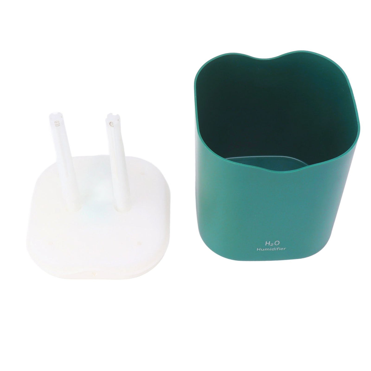 2L Cool Mist Humidifier Quiet 2 Mist Modes USB Portable Aromatherapy Humidifier with Color Light for Bedroom Home Green