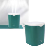 2L Cool Mist Humidifier Quiet 2 Mist Modes USB Portable Aromatherapy Humidifier with Color Light for Bedroom Home Green - Extra Image