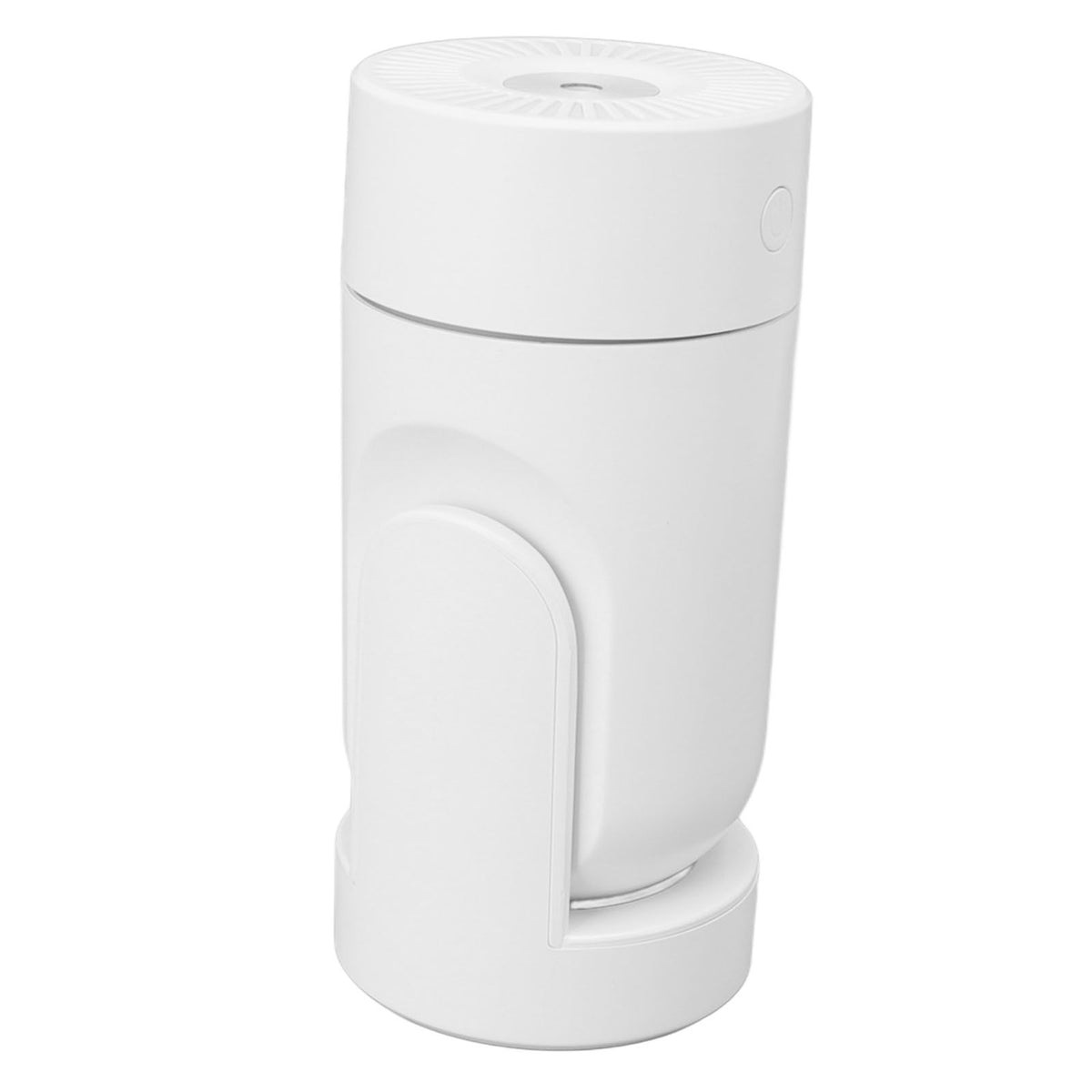 Portable Mini Humidifier USB Automatic Rotating Super Quiet Small Desktop Cool Mist Humidifier for Bedroom Office Car Travel White