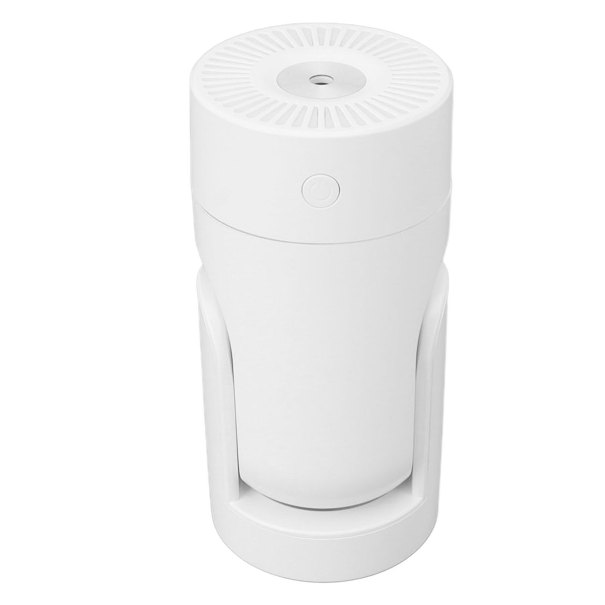 Portable Mini Humidifier USB Automatic Rotating Super Quiet Small Desktop Cool Mist Humidifier for Bedroom Office Car Travel White
