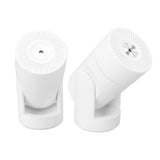 Portable Mini Humidifier USB Automatic Rotating Super Quiet Small Desktop Cool Mist Humidifier for Bedroom Office Car Travel White