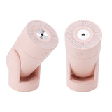 Portable Mini Humidifier USB Automatic Rotating Super Quiet Small Desktop Cool Mist Humidifier for Bedroom Office Car Travel Pink - Close-Up Angle