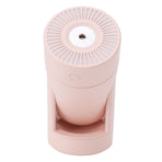 Portable Mini Humidifier Automatic Head Shaking Spray USB Cool Mist Humidifier for Bedroom Desktop Pink